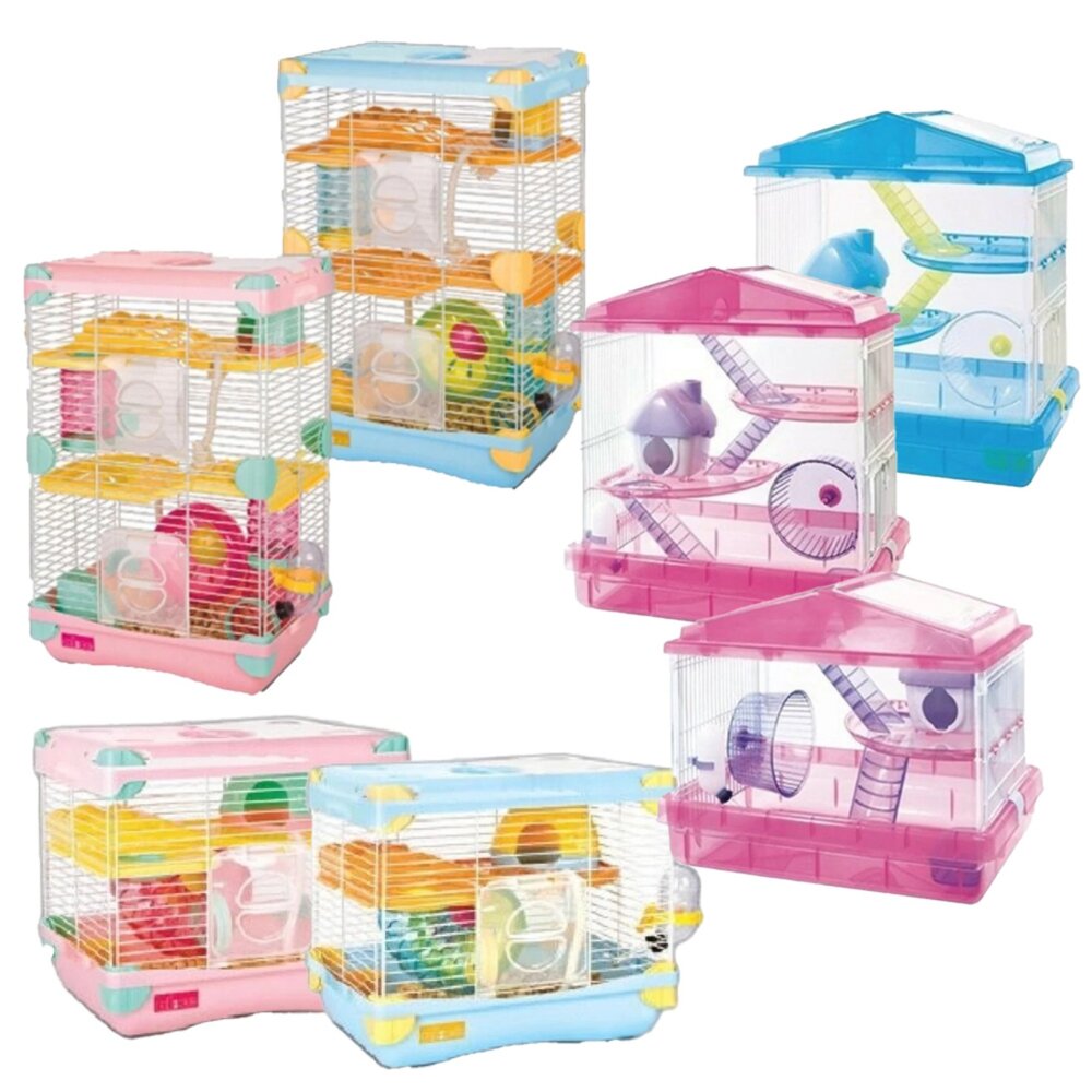 ALICE 艾妮斯 歷奇樂園 天竺鼠簡易部屋 兔兔簡易部屋 IRIS 鼠用造型籠 鼠籠 小動物鼠籠『WANG』-圖片-1