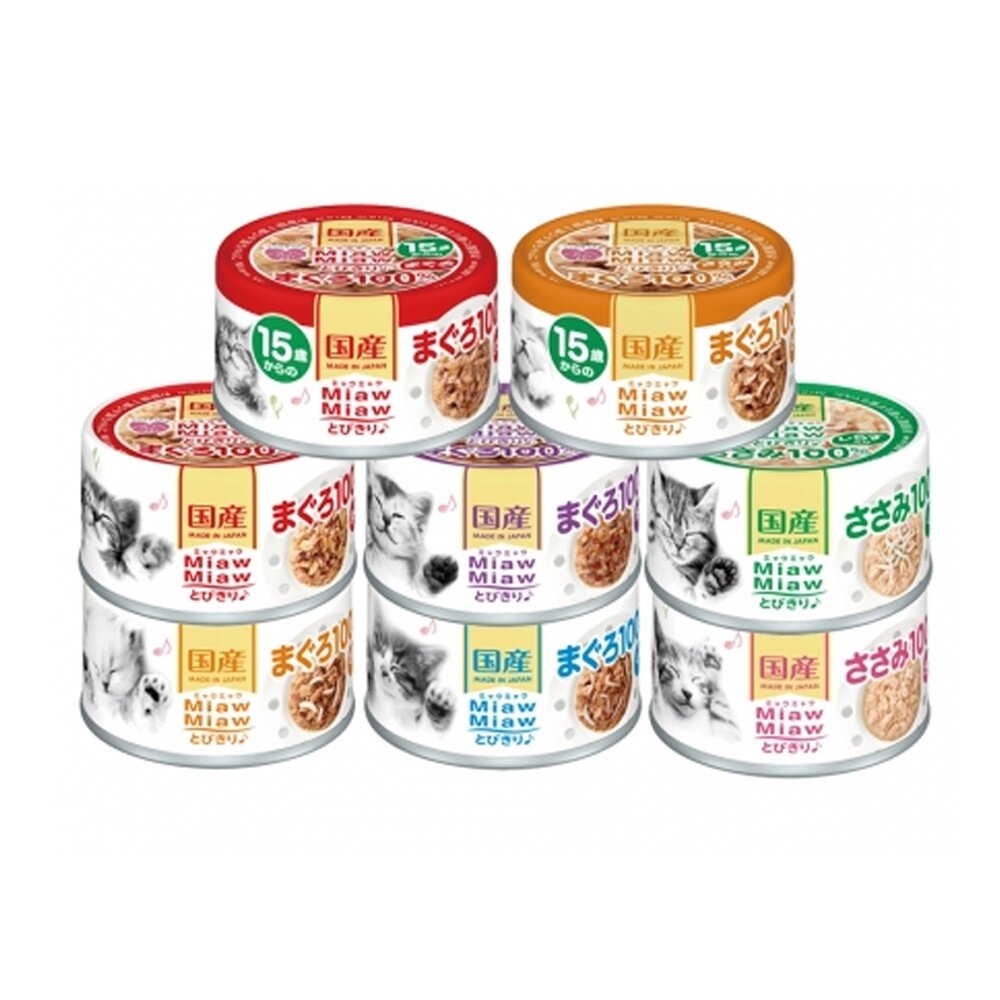 1077832710-日本 AIXIA 愛喜雅 樂妙喵 貓罐頭 60g【單罐】 貓罐頭『WANG』