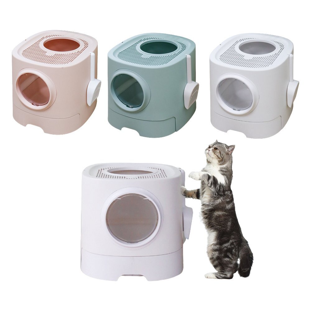 ICAT 寵喵樂 SPACE 白洞貓砂盆【免運】SPACE 銀河貓砂盆 大容量貓砂盆 抽屜式貓砂盆『WANG』-圖片-1