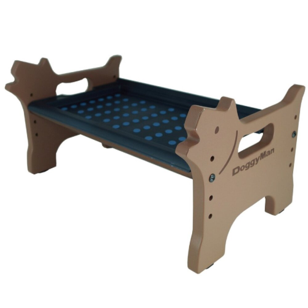 DoggyMan 多格漫 犬用可洗可拆可調式餐飲桌 S號|M號 防止餐具滑落 犬用餐桌『WANG』-圖片-1