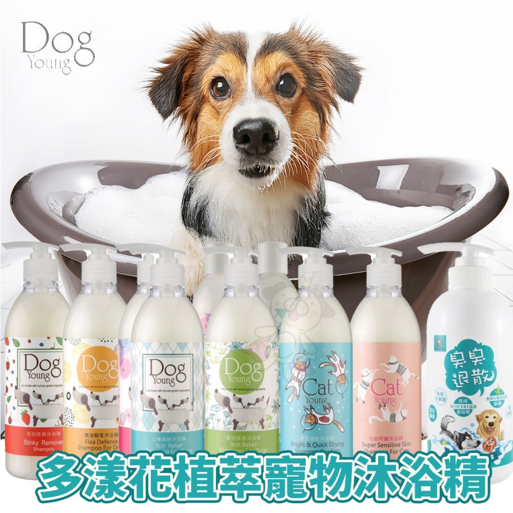 1146896554-木酢達人 木酢寵物洗毛精 DogYoung 多漾花植萃寵物沐浴精 潤毛乳 犬貓洗毛精 寵物洗毛精『WANG』