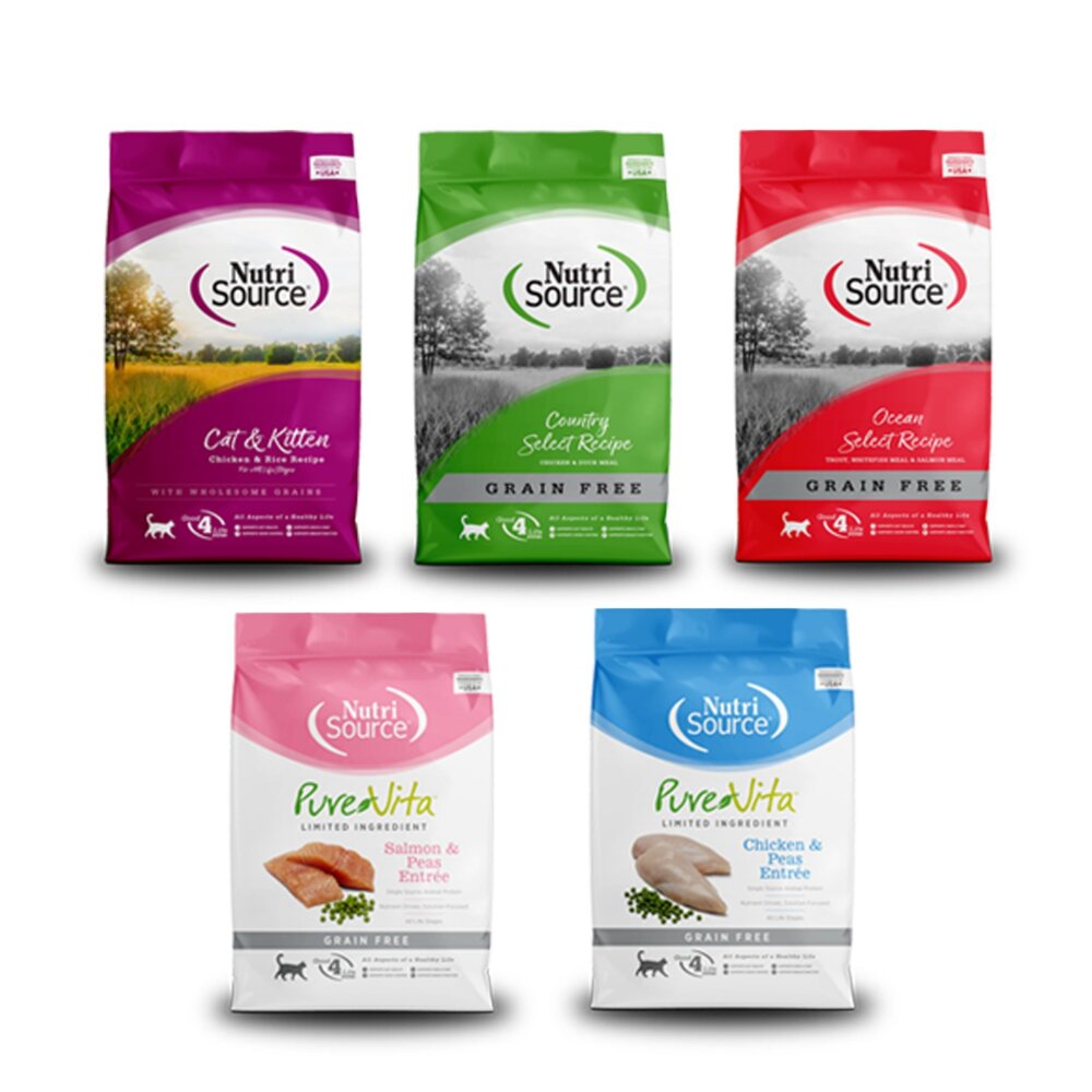 美國 NUTRISOURCE 新萃 無穀貓糧 4磅-15磅 NS經典鮮肉 PV單一肉種 超級食物 貓糧『WANG』-圖片-1