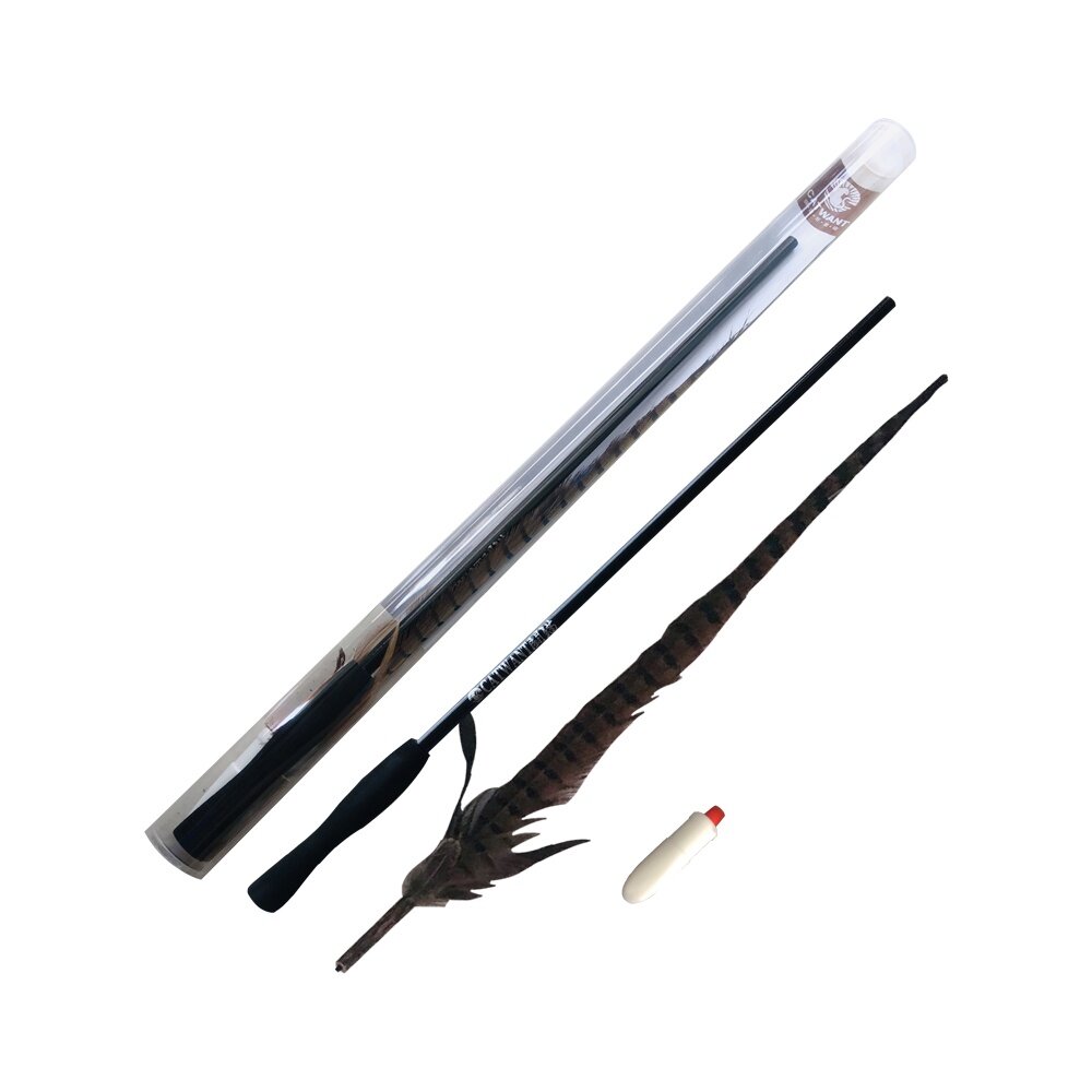 CATWANT 貓咪旺農場 超長木天蓼羽毛逗貓棒 伸縮版 貓棒接頭 貓玩具 逗貓棒『WANG』-圖片-2