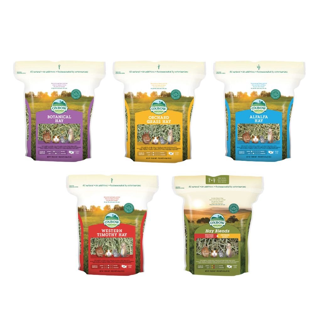 美國 OXBOW 美國牧草 15oz-40oz 香草園/苜蓿/提摩西初割/果園2in1 小動物牧草『WANG』-圖片-1