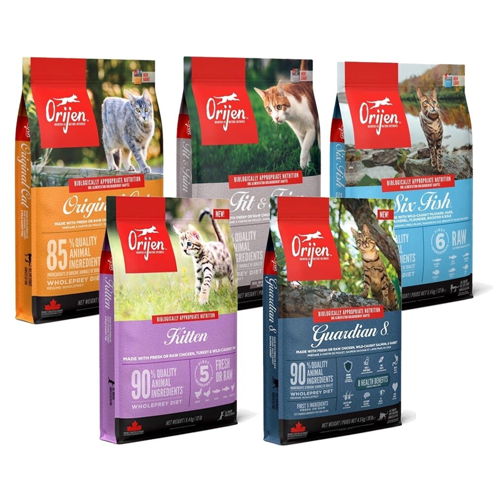 加拿大 Orijen 歐睿健 貓飼料 1kg-1.8kg 鮮雞愛貓|室內貓|六種鮮魚|幼貓|愛貓守護8『WANG』-圖片-1