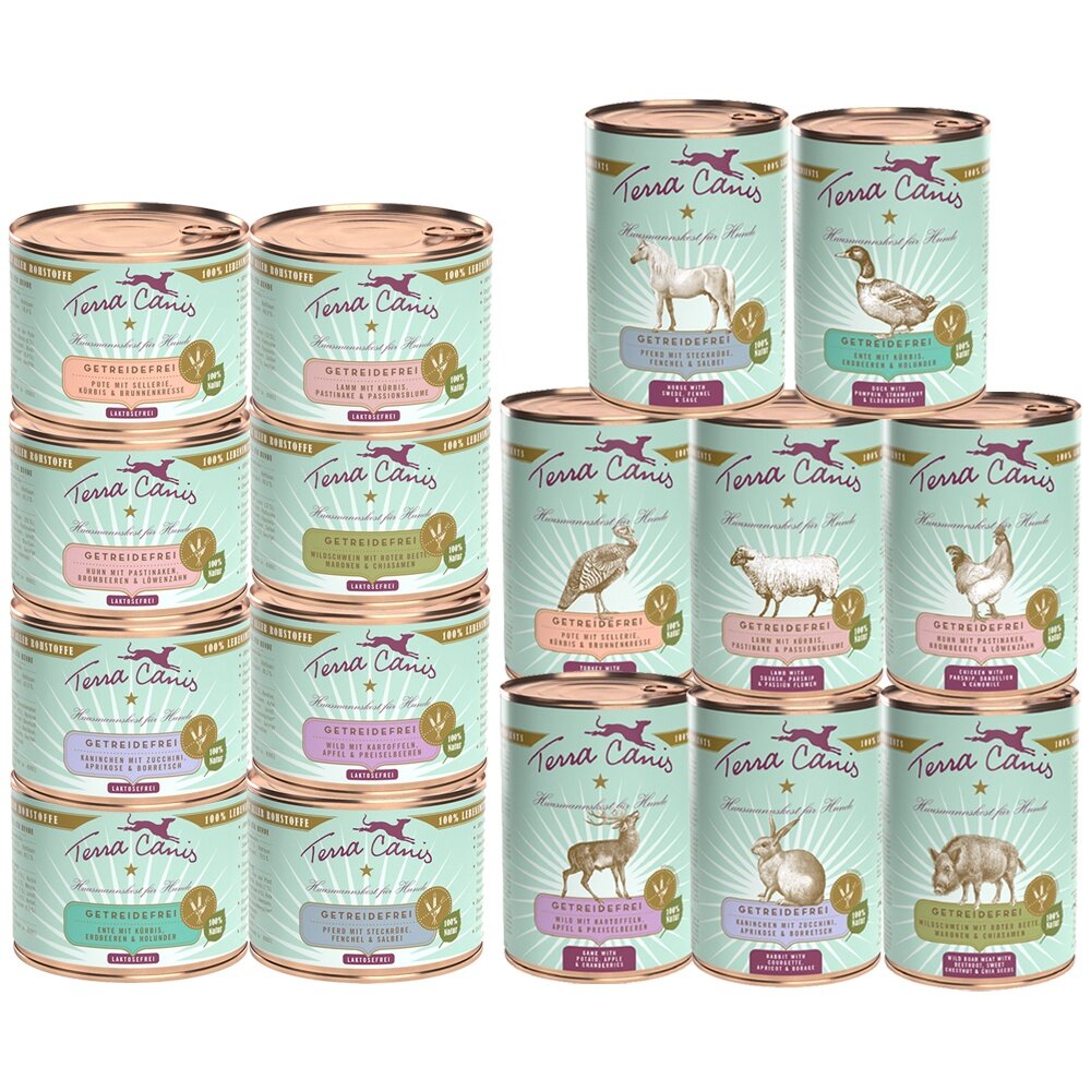 德國 TERRA CANIS 醍菈鮮廚 犬用 原味封存無穀鮮食主食罐【單罐】主食罐 狗罐頭『WANG』-圖片-1