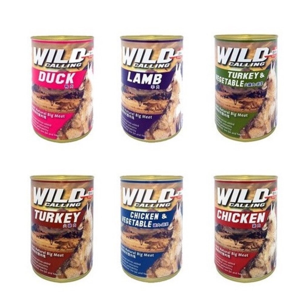 奧地利 WILD CALLING 犬用寵物罐頭系列 415g【單罐】 犬適用 狗罐頭『WANG』-圖片-1