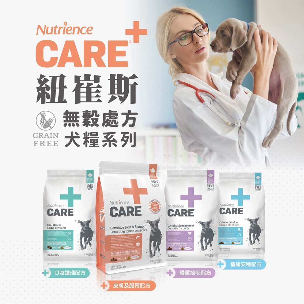 Nutrience 紐崔斯 犬糧 嘗鮮包 田園 天然糧 無榖養生 CARE+頂級無穀保健犬糧 狗飼料『WANG』-圖片-4