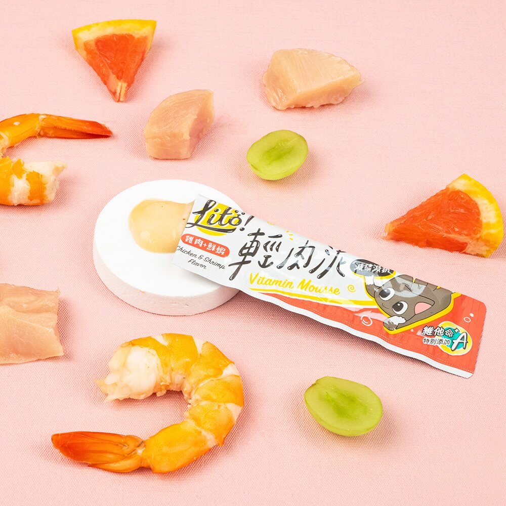 LitoMon 怪獸部落 LITÖ! 輕肉泥 10g×4條 維他命機能PLUS 貓肉泥『WANG』-圖片-7