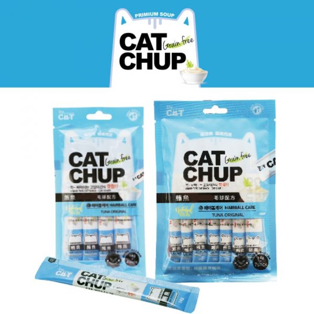 喵洽普 韓國Cat Chup 貓咪肉泥 13gx4條|13gx7條 肉泥條 貓肉泥『WANG』-圖片-1