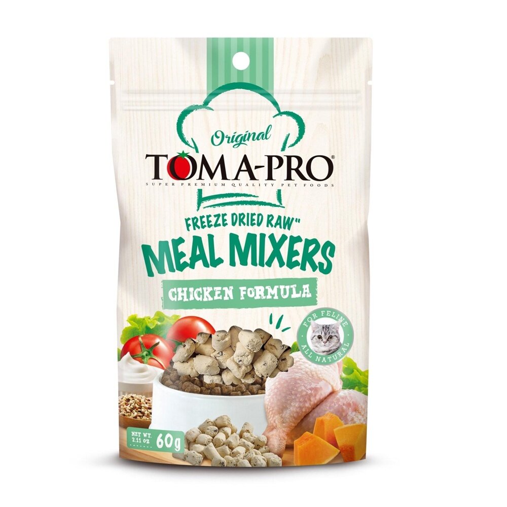 TOMA-PRO 優格 貓用鮮肉佐餐凍乾50-60g 雞肉/鮭魚/雞肉+鮭魚(酥鬆)/零穀鮭魚 貓零食 貓糧『WANG』-圖片-8