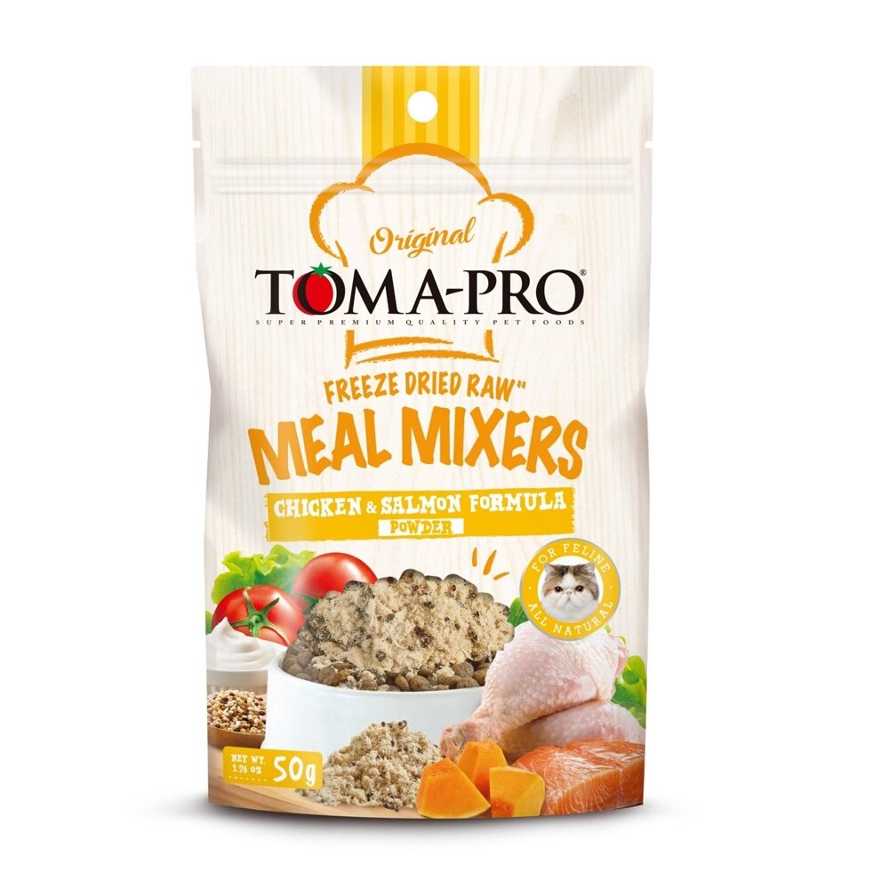 TOMA-PRO 優格 貓用鮮肉佐餐凍乾50-60g 雞肉/鮭魚/雞肉+鮭魚(酥鬆)/零穀鮭魚 貓零食 貓糧『WANG』-圖片-9