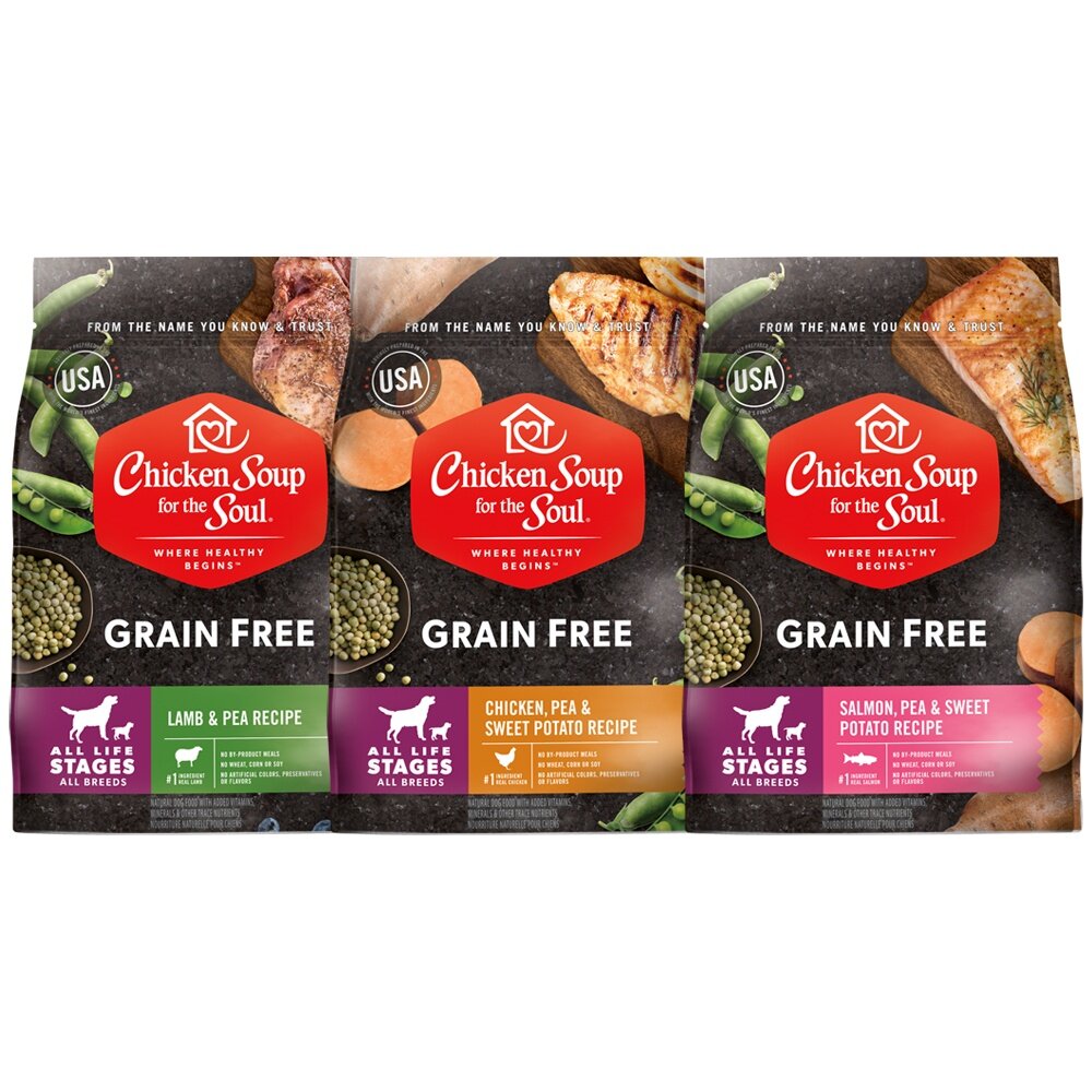 美國 chicken soup soul 心靈雞湯 犬糧4LB-10LB【免運】 經典 黑標無穀 狗飼料『WANG』-圖片-6