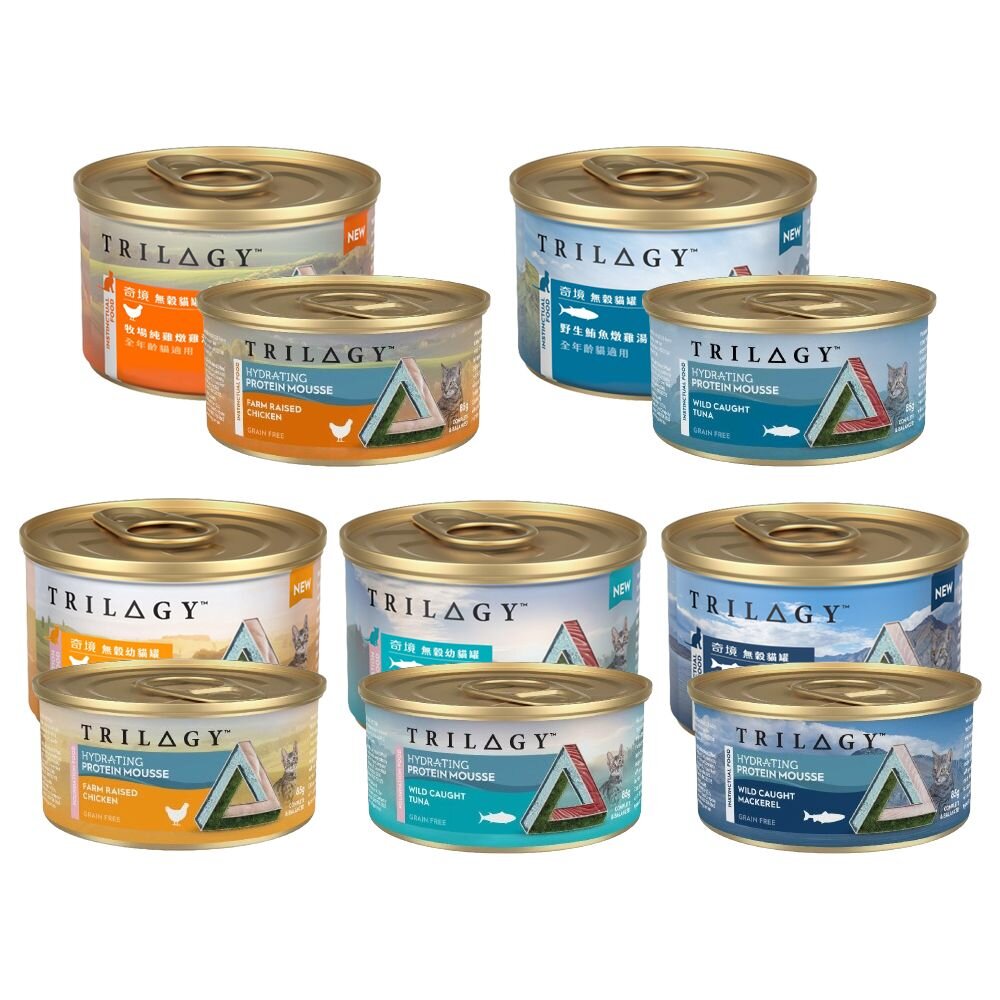 TRILOGY 奇境 無穀貓罐頭【24罐組】幼貓 全齡貓 無榖罐 慕斯主食罐 貓罐頭『WANG』-圖片-3