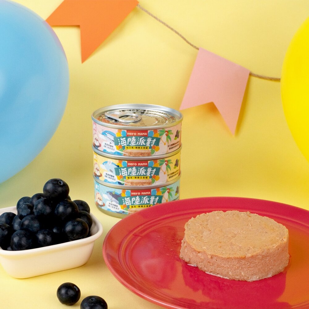 HeroMama 無穀主食貓罐80g/165g【多罐組】 溯源鮮肉/海陸派對 主食罐 貓罐頭『WANG』-圖片-4