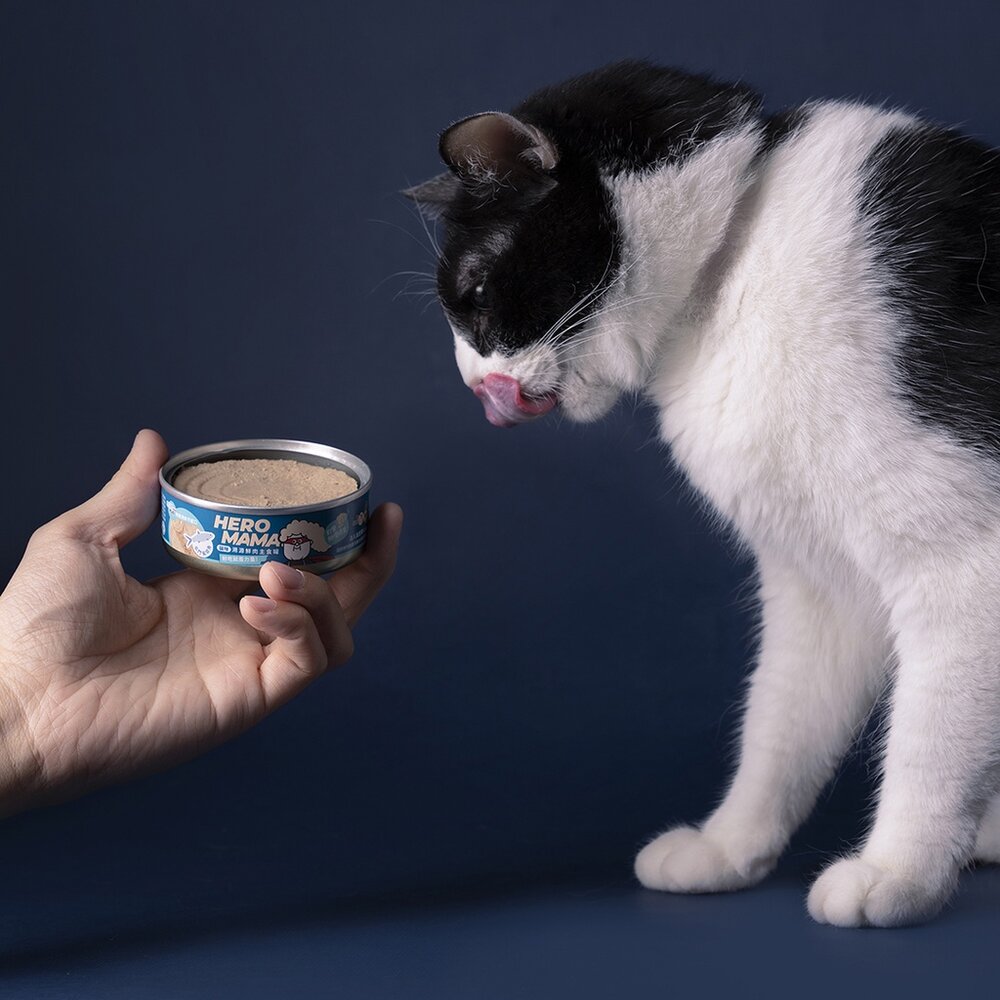 HeroMama 無穀主食貓罐80g/165g【多罐組】 溯源鮮肉/海陸派對 主食罐 貓罐頭『WANG』-圖片-7