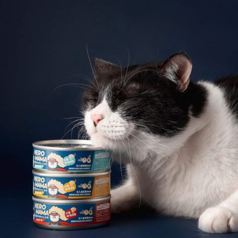 HeroMama 無穀主食貓罐80g/165g【多罐組】 溯源鮮肉/海陸派對 主食罐 貓罐頭『WANG』-圖片-8