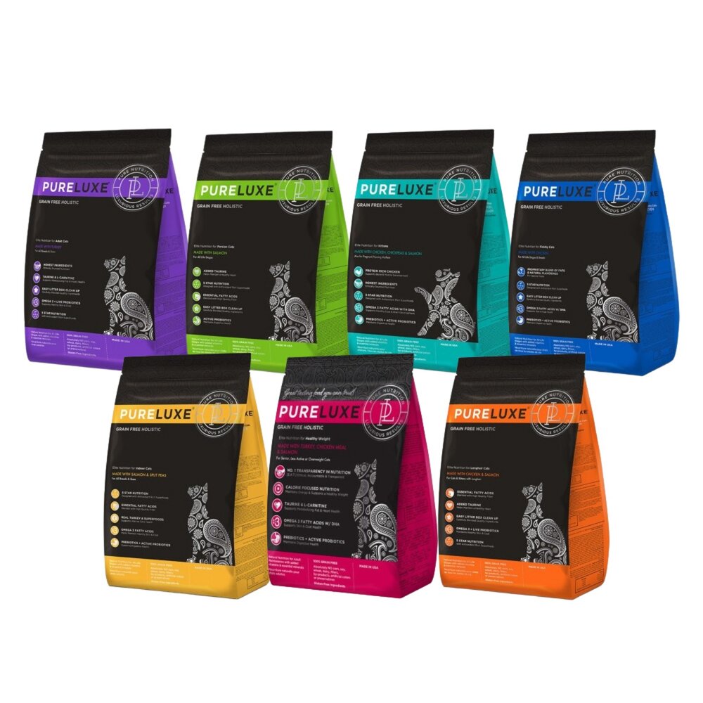 美國 PURELUXER 純華 貓糧 11磅 類orijen 無穀高蛋白 全齡貓 貓乾糧 貓主食 貓飼料『WANG』-圖片-1