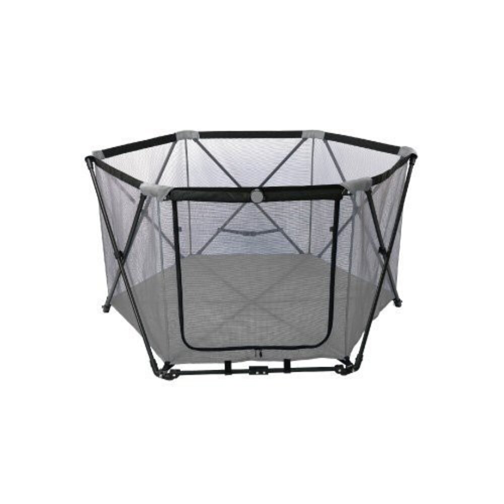 Gen7pets 寵物六角圍欄 灰色小方格/玫紅色 輕巧收合 攜帶方便 透視圍欄安全又放心 寵物圍欄『WANG』-圖片-3