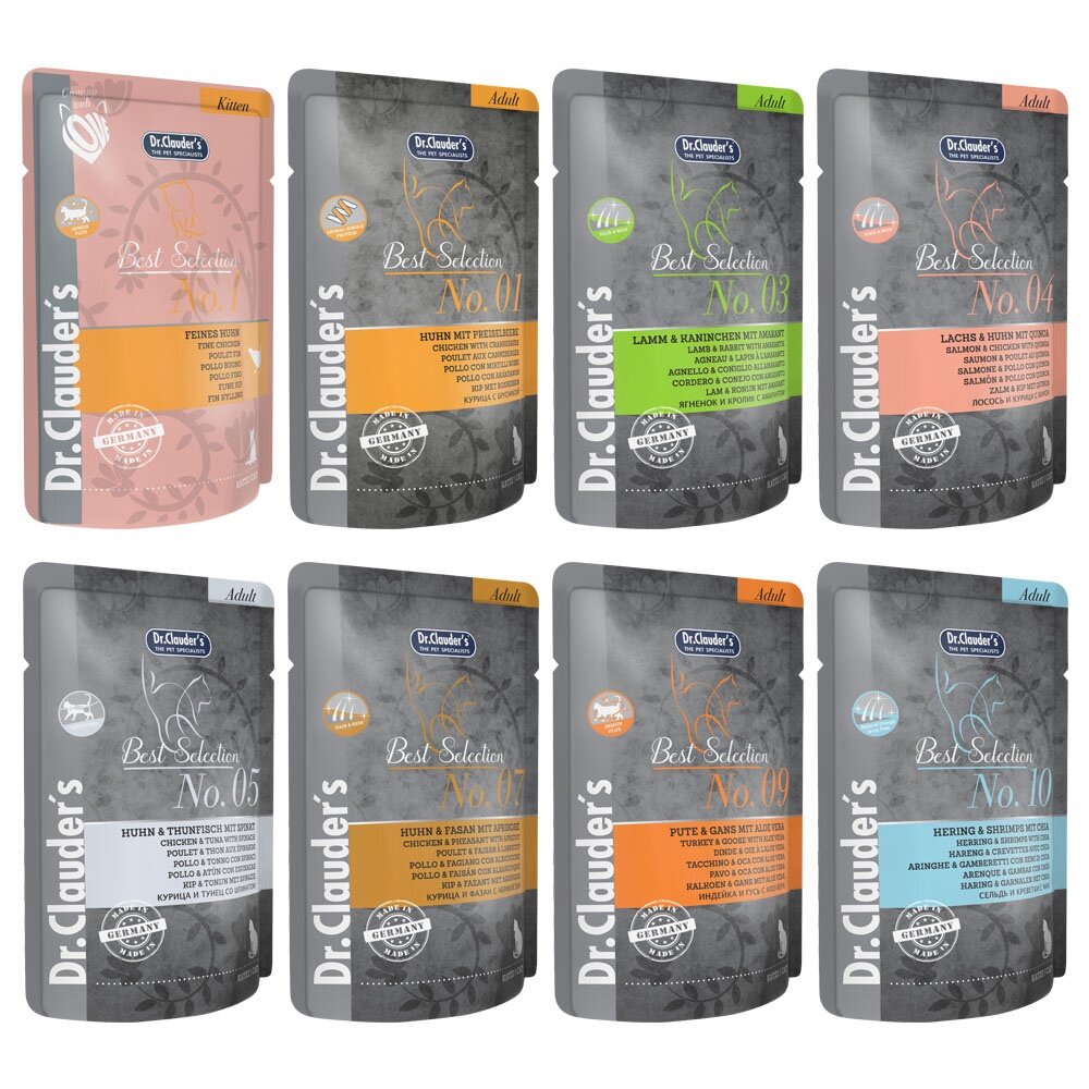 Dr.clauder's 克勞德博士 嚴選主食貓餐包 85g 主食餐包 無穀罐 軟包 貓餐包『WANG』-圖片-1