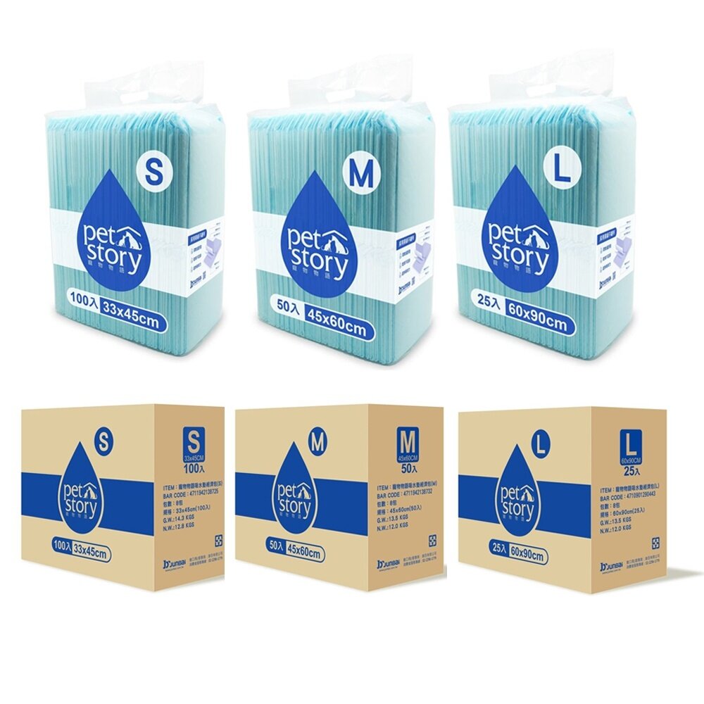 pet story 寵物物語 裸包尿布墊 寵物尿墊 狗狗尿墊 犬用尿墊 尿墊 尿布墊『WANG』-圖片-1