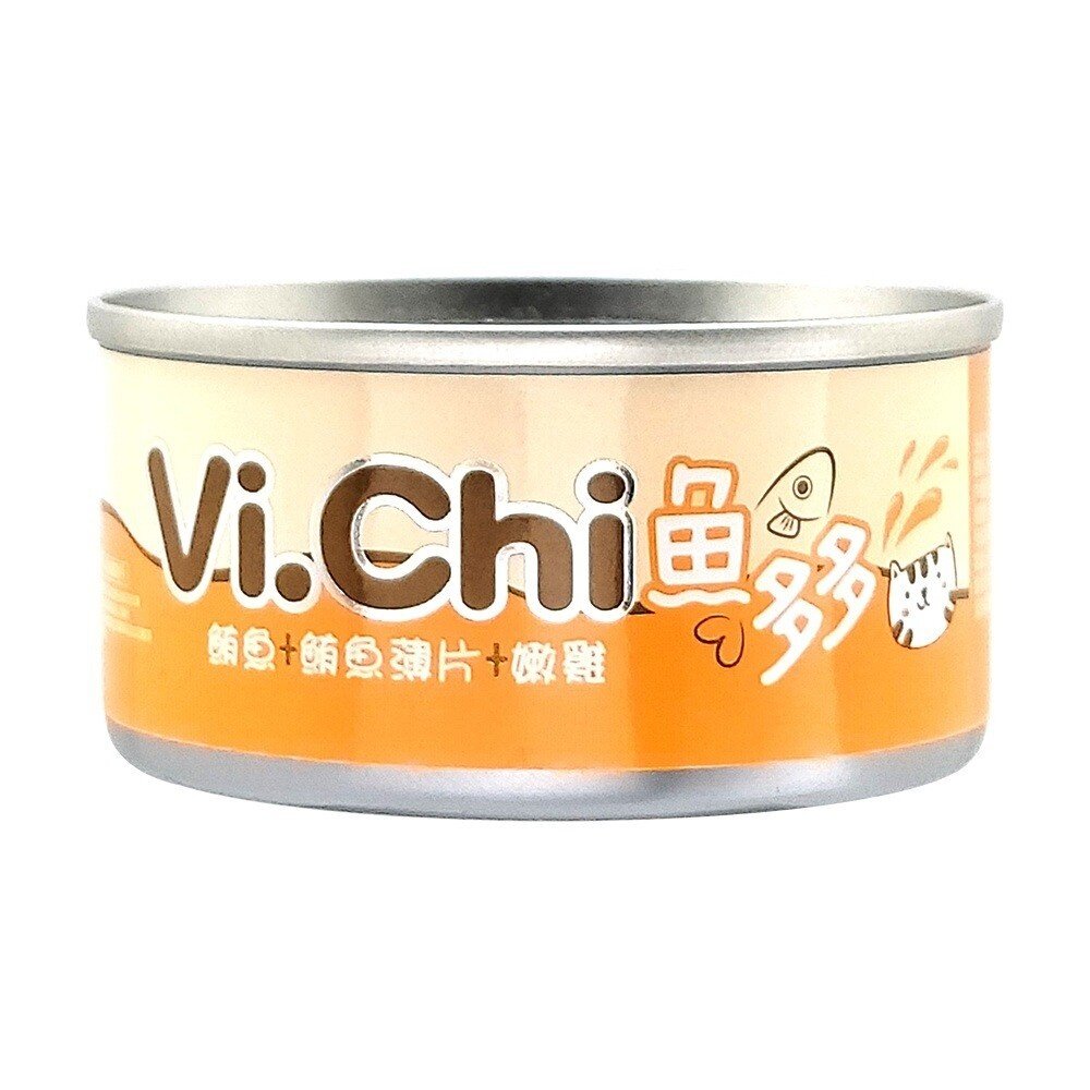 VI.CHI 維齊 魚多多點心罐80g 【24罐組】來自海洋豐富的蛋白質 貓罐頭『WANG』-圖片-7