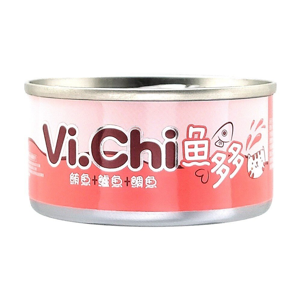 VI.CHI 維齊 魚多多點心罐80g 【24罐組】來自海洋豐富的蛋白質 貓罐頭『WANG』-圖片-9