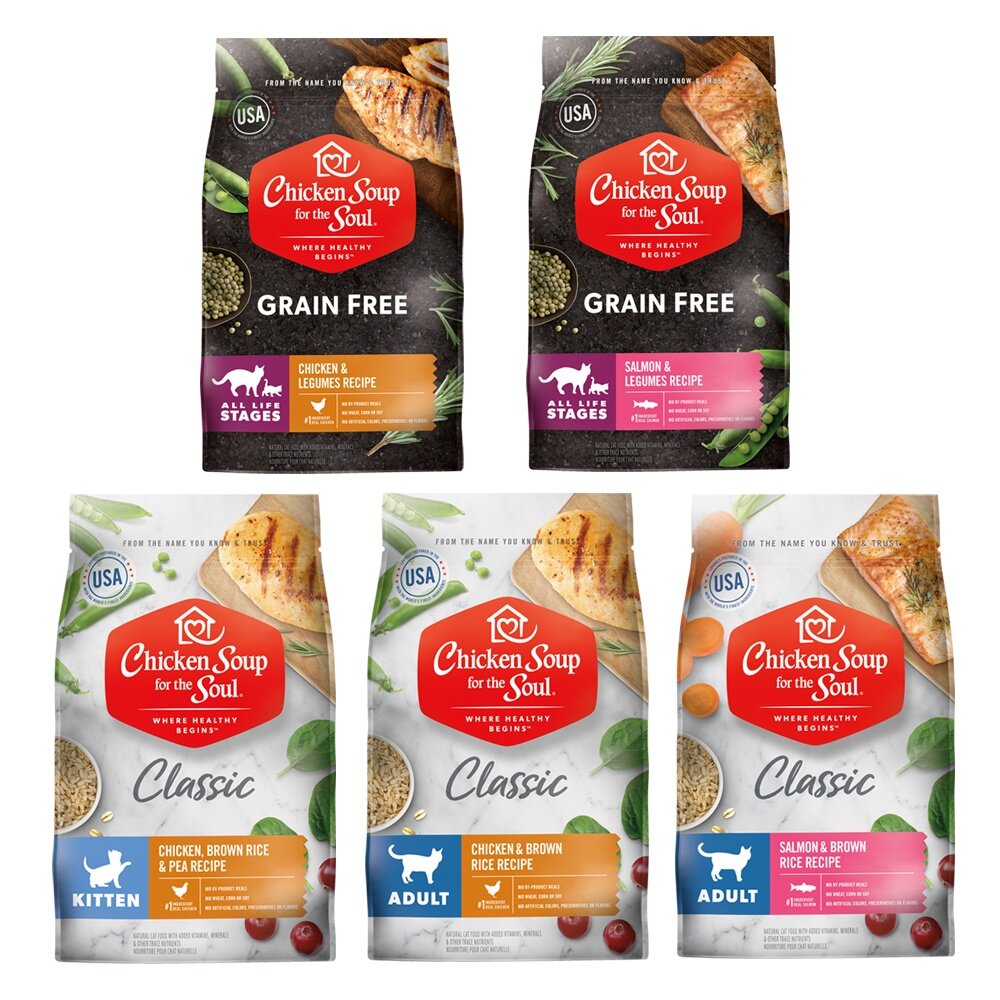 美國 chicken soup soul 心靈雞湯 貓糧 4LB-4.5LB【免運】經典 黑標 貓飼料『WANG』-圖片-1