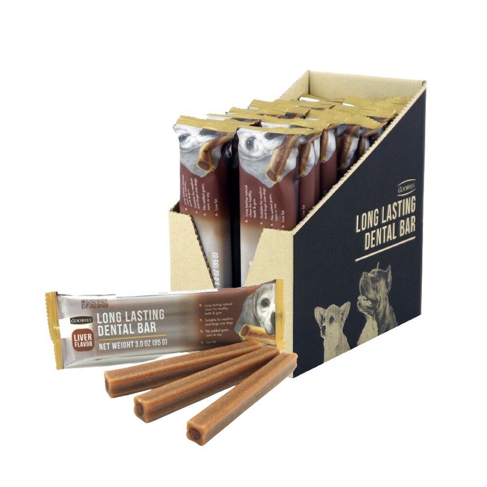 Goodies 耐嚼型潔牙棒(3支入)85g【18包盒裝】 隨手包好攜帶 適合小中型犬 狗零食『WANG』-圖片-11