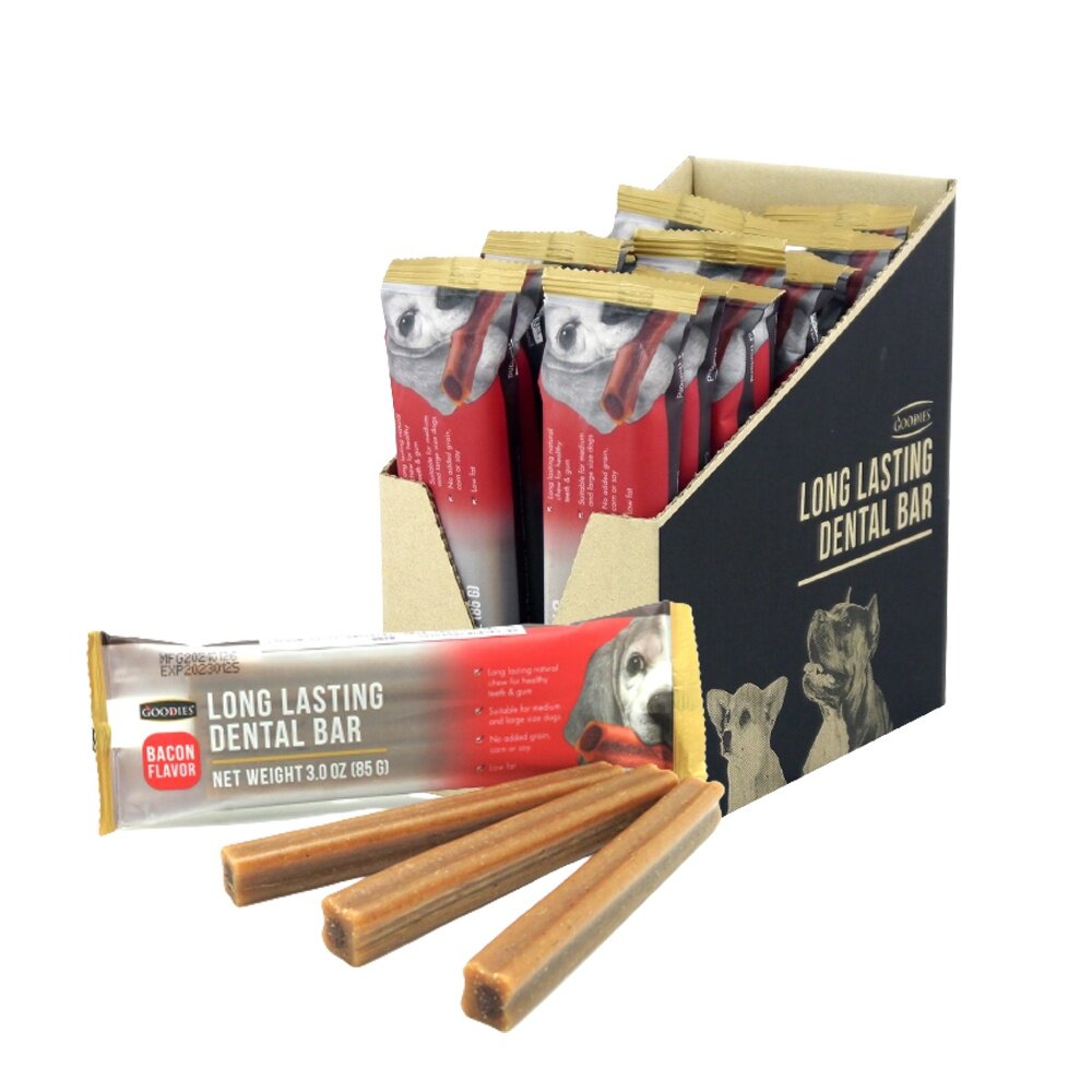 Goodies 耐嚼型潔牙棒(3支入)85g【18包盒裝】 隨手包好攜帶 適合小中型犬 狗零食『WANG』-圖片-7