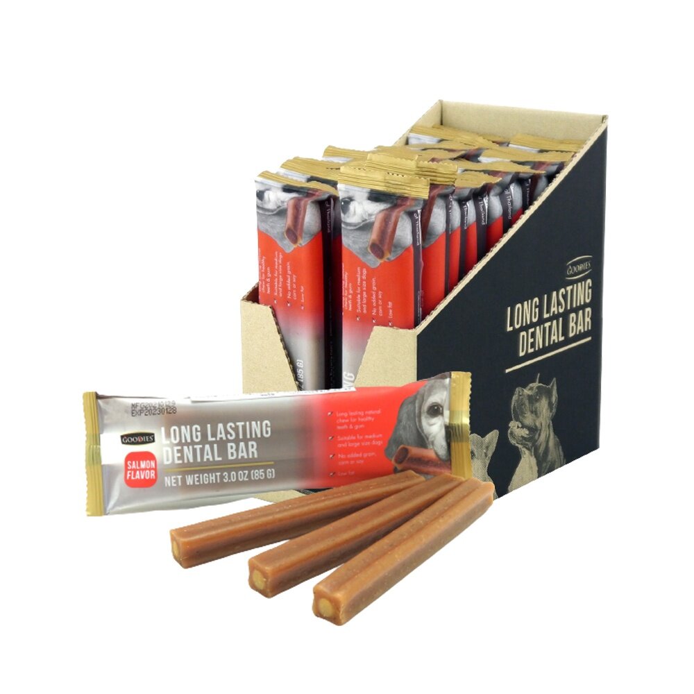 Goodies 耐嚼型潔牙棒(3支入)85g【18包盒裝】 隨手包好攜帶 適合小中型犬 狗零食『WANG』-圖片-9