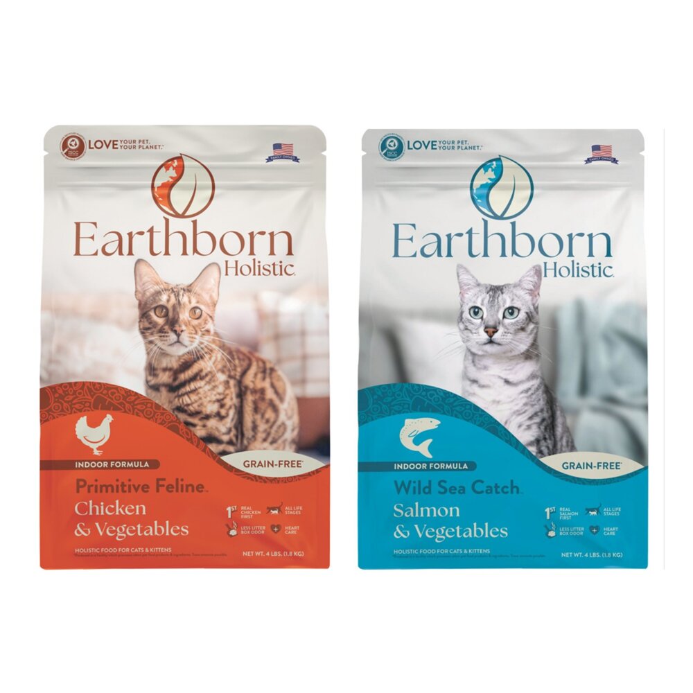 美國 Eartheorn 原野優越 低敏無穀貓糧 1.8kg 5.67kg 農場低敏 野生魚 低敏 貓飼料『WANG』-圖片-1