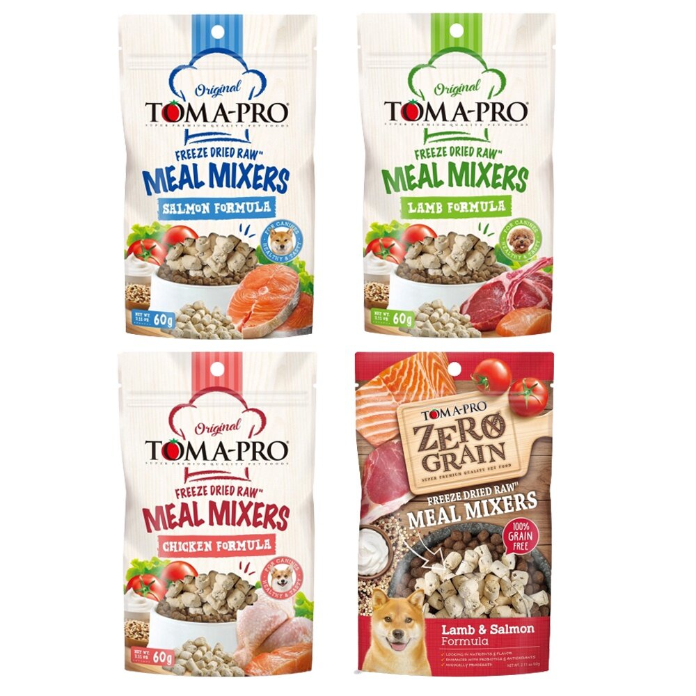 13738933993-TOMA-PRO 優格 犬用鮮肉佐餐凍乾60g 羊肉/雞肉/鮭魚/零穀羊肉+鮭魚 狗零食 犬糧『WANG』