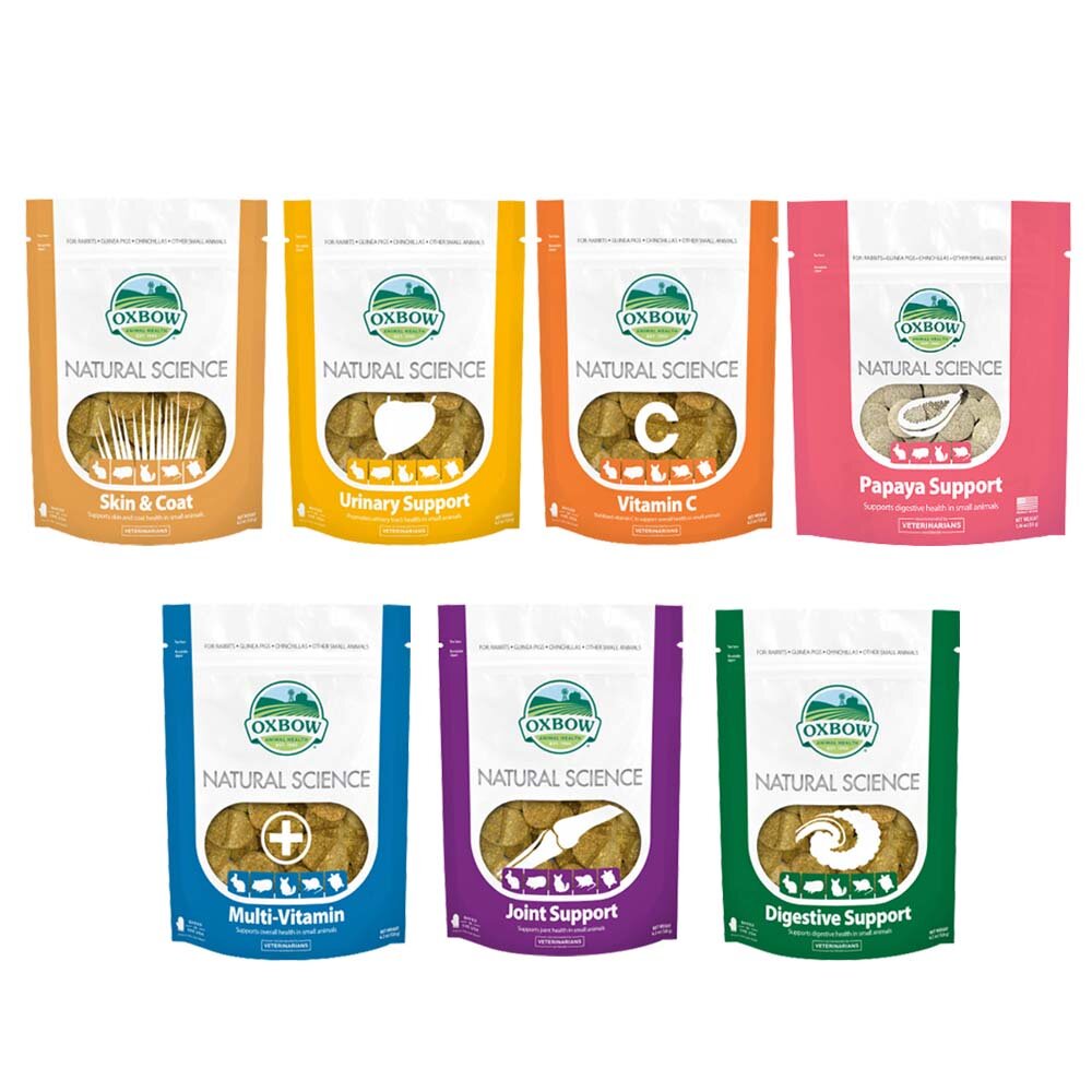 美國 OXBOW 健康御守寶 天然鳳梨木瓜酵素丸 草食性動物灌食粉 極細草食性灌食粉 小動物營養品『WANG』-圖片-5