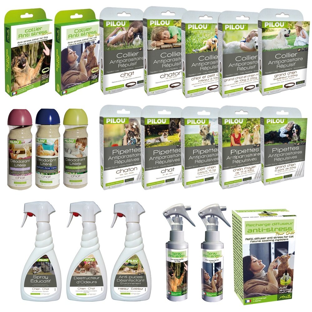 Pilou 法國皮樂 環境噴劑 項圈 情緒安撫噴劑 擴散組補充液 除臭噴劑 犬貓皆適用『WANG』-圖片-1