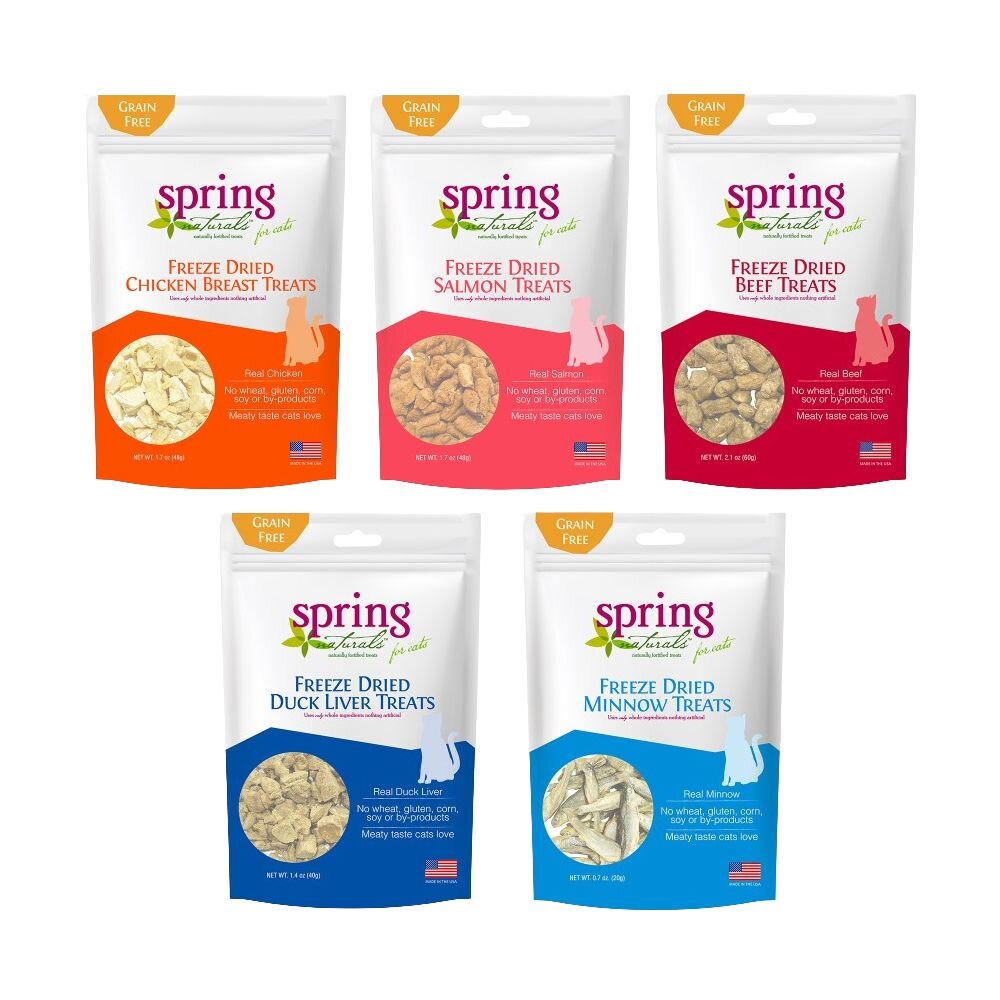 美國 Spring Naturals 曙光 冷凍乾燥生食貓用點心 凍乾 生食餐 貓點心 貓零食 貓乾糧『WANG』-圖片-1