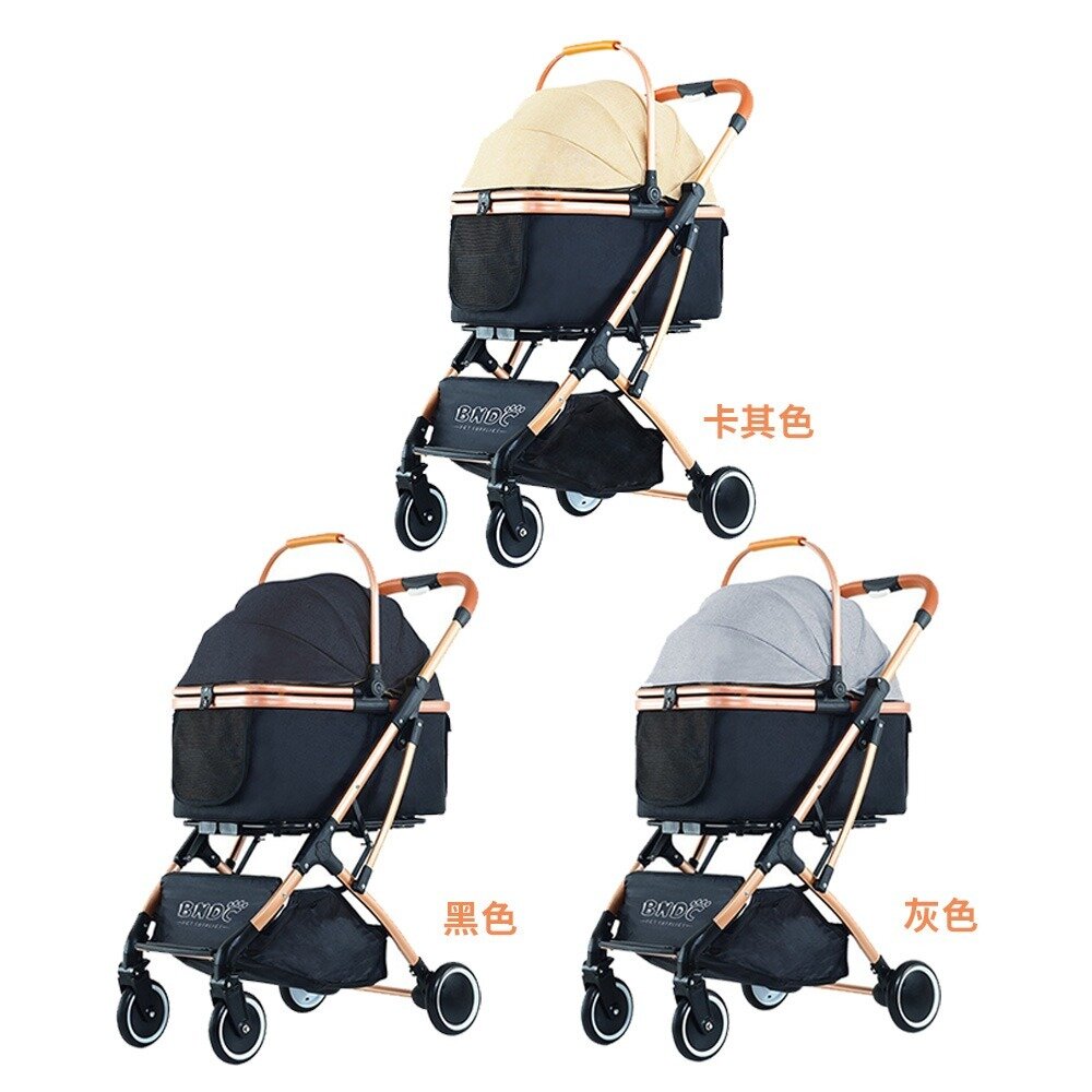 BND 中小型寵物推車 BNDC106 車包可分離 折叠鋁合金 耐重15公斤 寵物推車『WANG』-圖片-1