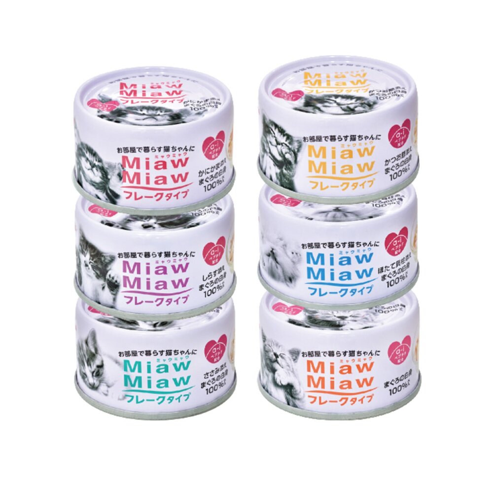 日本 AIXIA 愛喜雅 樂妙喵 妙喵片狀 貓罐頭【24罐組】MiawMiaw 樂妙罐 貓罐頭『WANG』-圖片-8