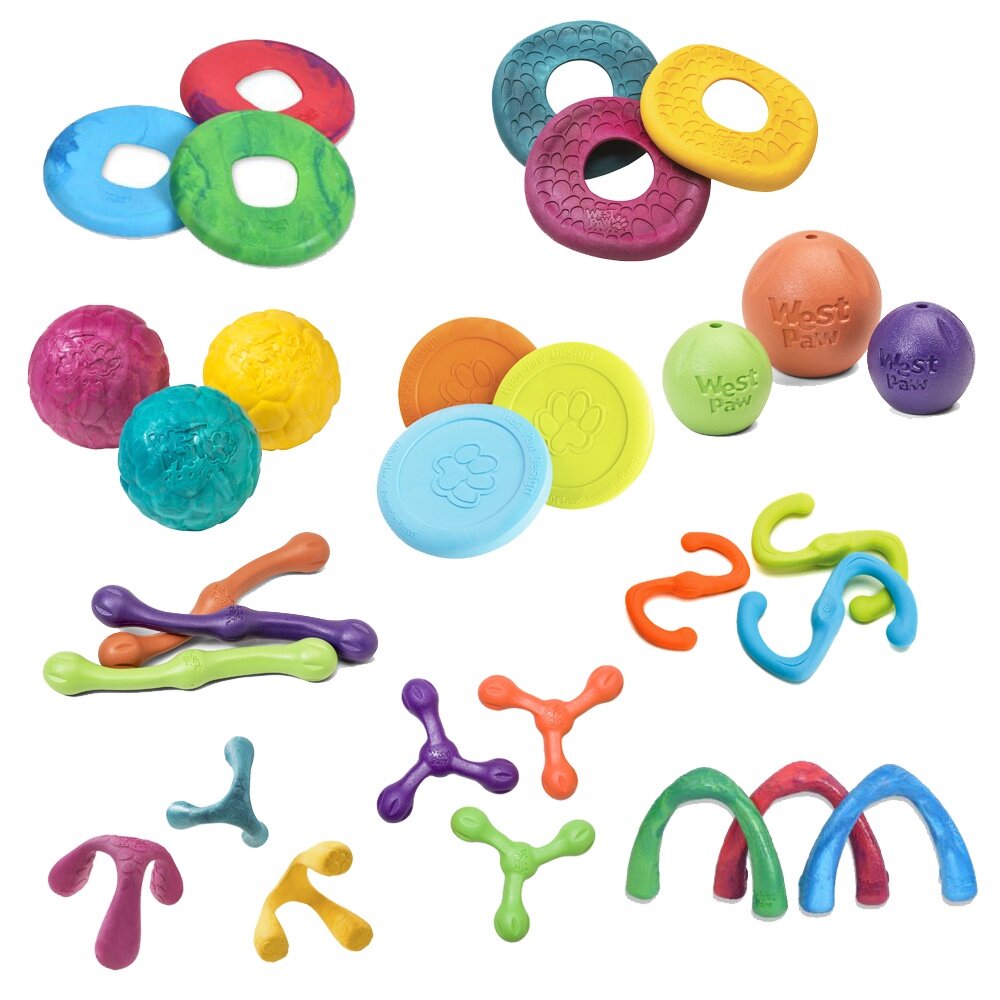 14838221005-美國 West Paw 互動玩具系列 環保材質 可咬取 浮水 拋擲 狗玩具『WANG』