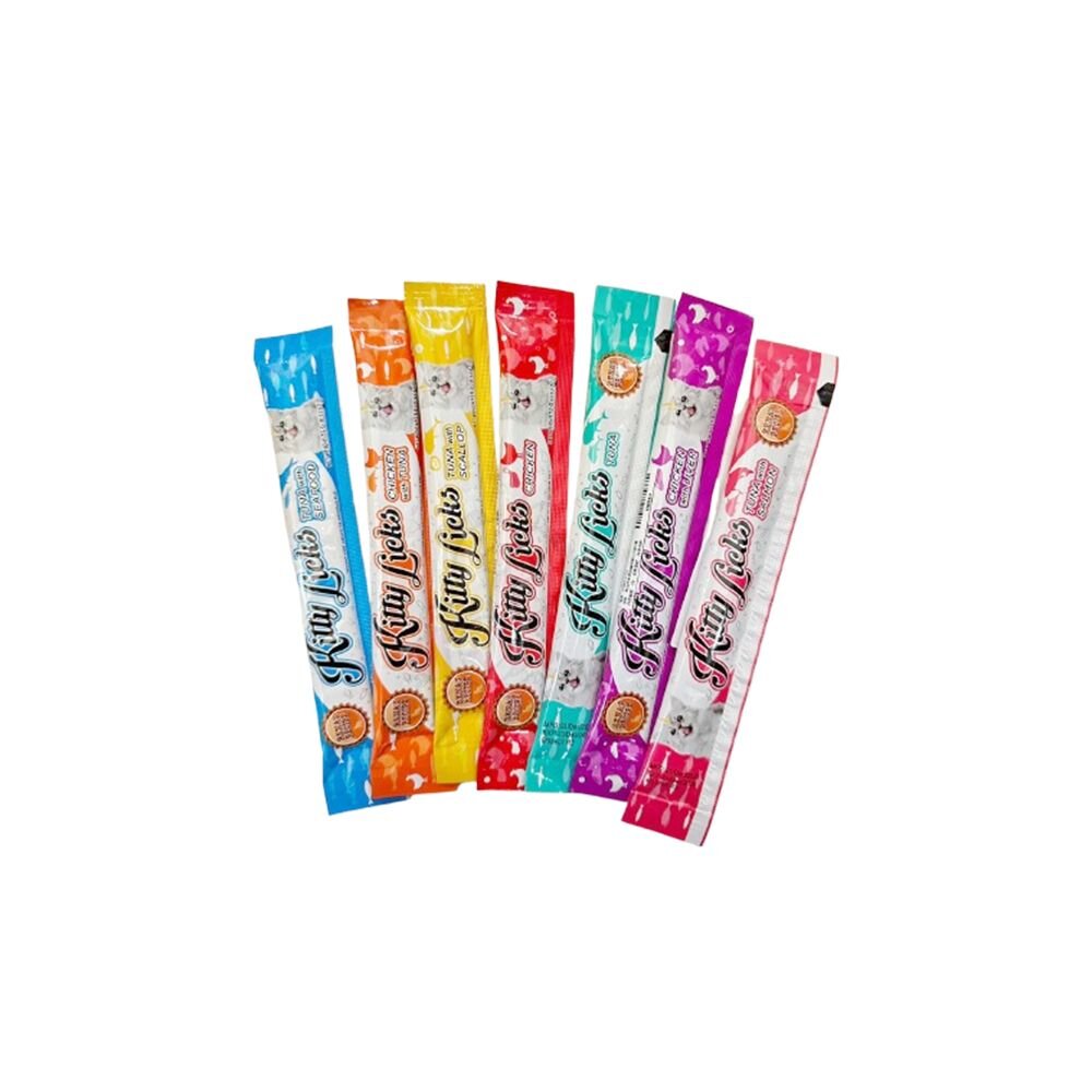 Kitty Licks 甜甜貓肉泥 【單條15g】48小時快速出貨 鮭魚肉泥佐鮪魚 貓零食 貓肉泥『WANG』-圖片-2