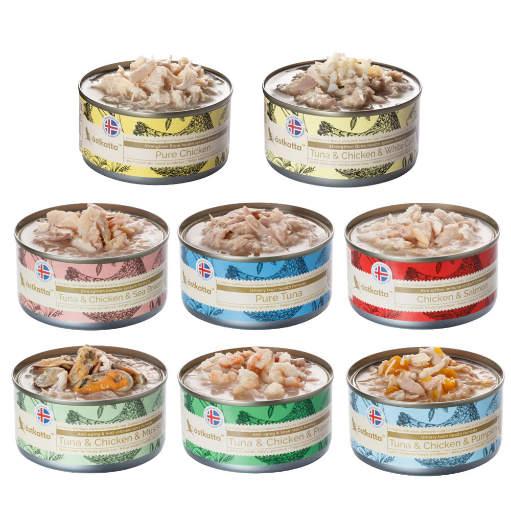 Astkatta 冰島健康 主食貓罐頭【24罐組】補水布丁罐 湯包罐 補水罐 布丁罐 主食貓罐 貓罐頭『WANG』-圖片-2