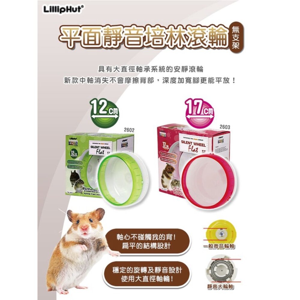 LillipHut麗利寶 平面靜音培林滾輪2602/2603/2613/2614/2615/2616 鼠用『WANG』-圖片-7
