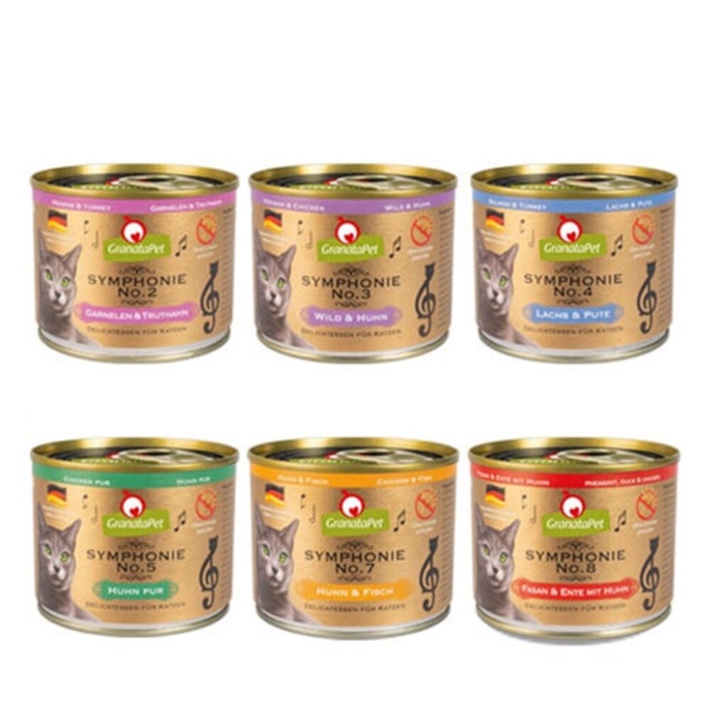 Granatapet 葛蕾特 交響樂低溫慢燉主食罐 200g【12罐組免運】 主食貓罐 貓罐頭『WANG』-圖片-1