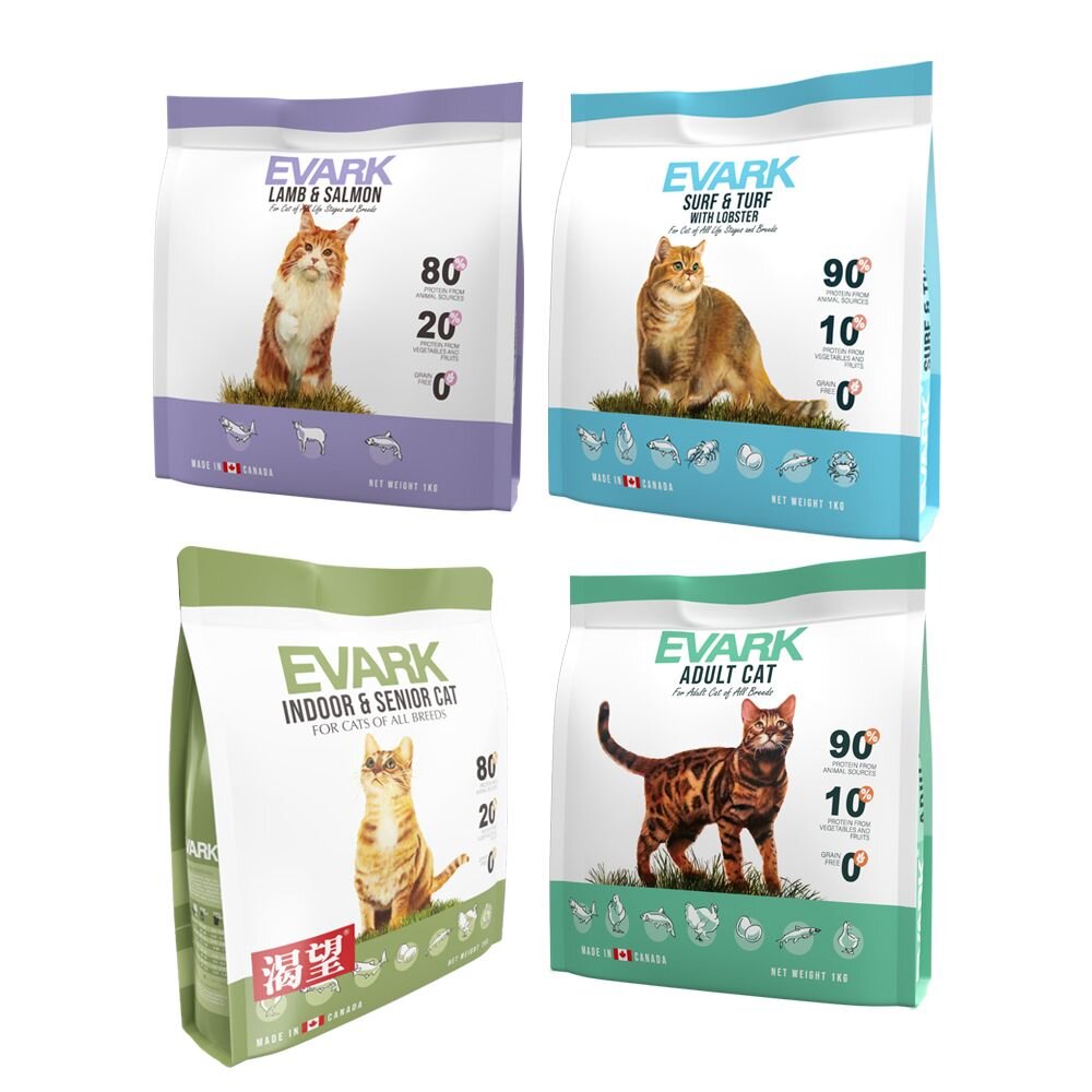 加拿大 EVARK 渴望 無穀貓飼料 1kg 2kg 5.4kg【免運】室內高齡貓 貓乾糧 貓主食 貓飼料『WANG』-圖片-1