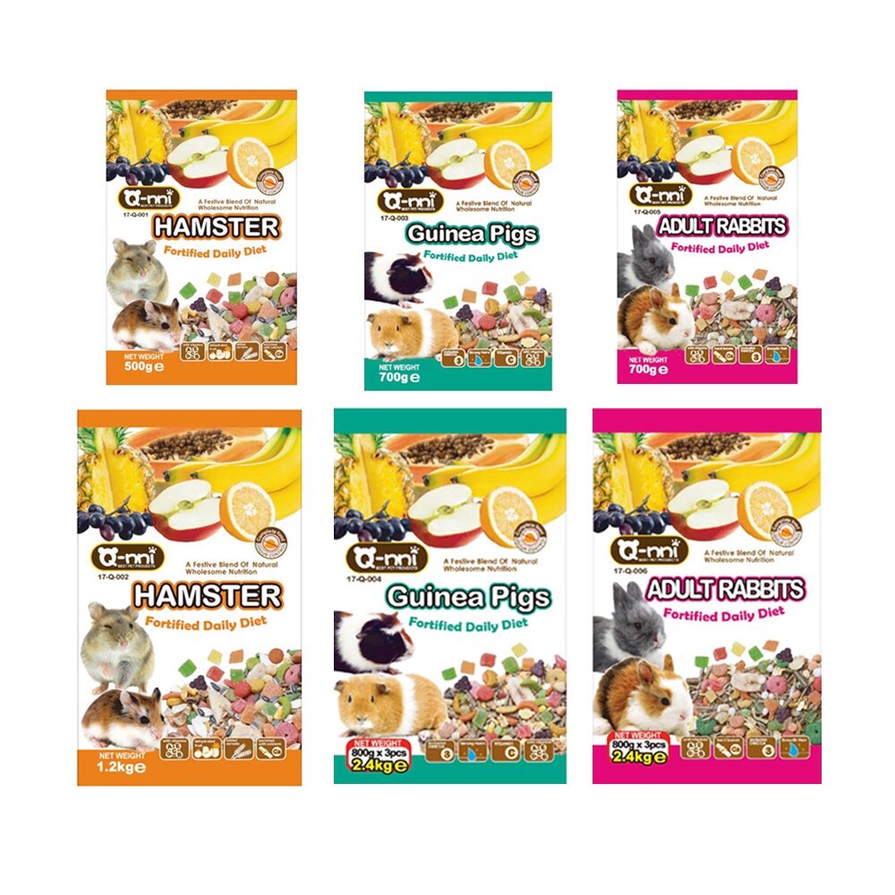 Qnni 小動物水果大餐 寵物鼠 天竺鼠 寵物兔 天竺鼠 寵物兔適用 小動物飼料 『WANG』-圖片-1