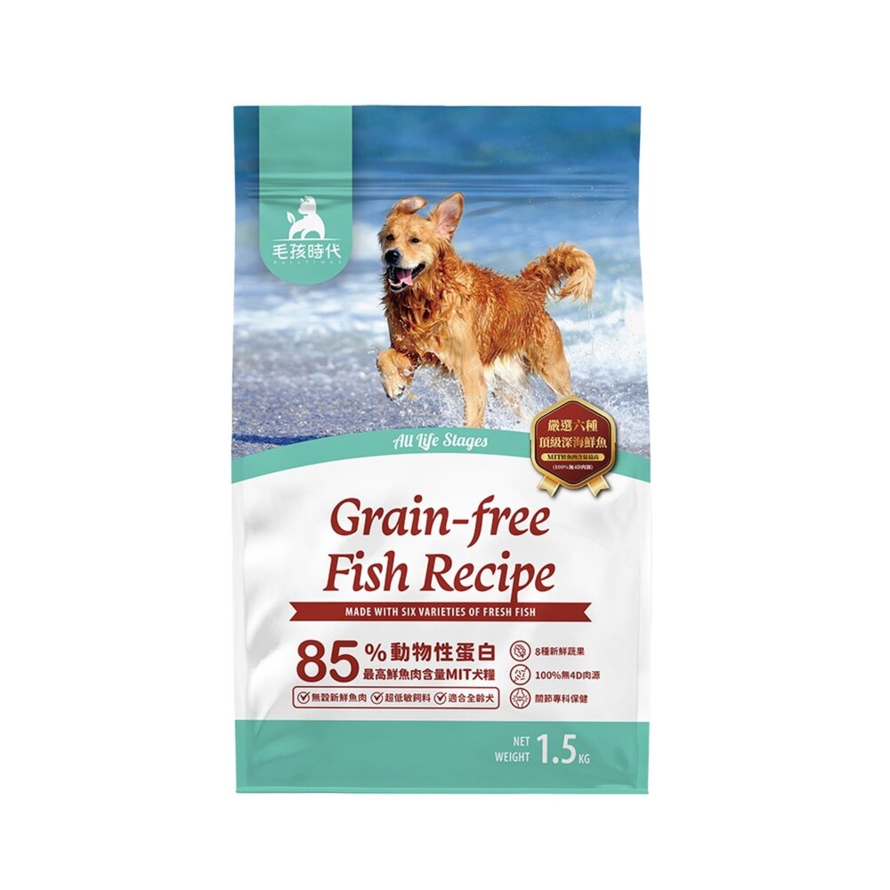 毛孩時代 狗飼料 1.5Kg 85%鮮肉無穀全貓糧 7+鮮肉低磷關節犬糧 狗主食 狗乾糧『WANG』-圖片-5