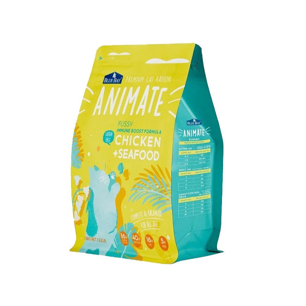 BLUE BAY 倍力 貓糧 1.5Kg【免運】 Animate 無穀貓飼料 室內貓 挑嘴貓配方 貓飼料『WANG』-圖片-3