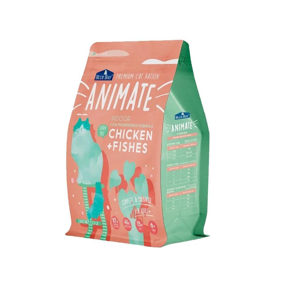 BLUE BAY 倍力 貓糧 1.5Kg【免運】 Animate 無穀貓飼料 室內貓 挑嘴貓配方 貓飼料『WANG』-圖片-4