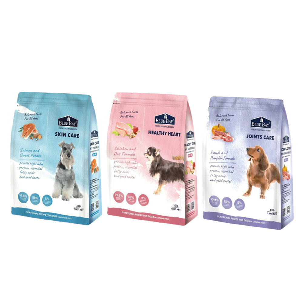 BLUE BAY 倍力 S30 犬糧 1.5kg 鮭魚 雞肉 羊肉 低敏 機能糧 狗乾糧 狗主食 狗飼料『WANG』-圖片-1