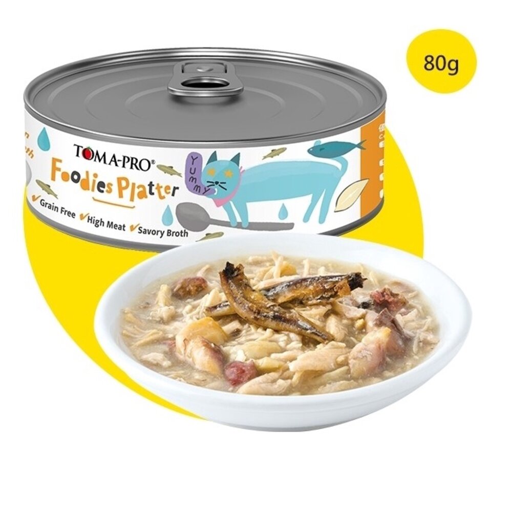 TOMA-PRO 優格 吃貨拼盤貓罐頭80g【24罐組】 幼貓 全齡貓 無穀貓罐 貓罐頭『WANG』-圖片-9
